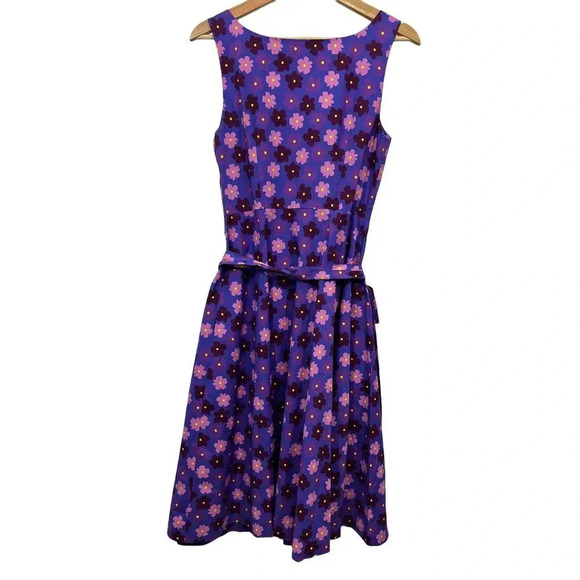 LHD Ramatuelle Midi Purple Floral Dress - Picture 11 of 15